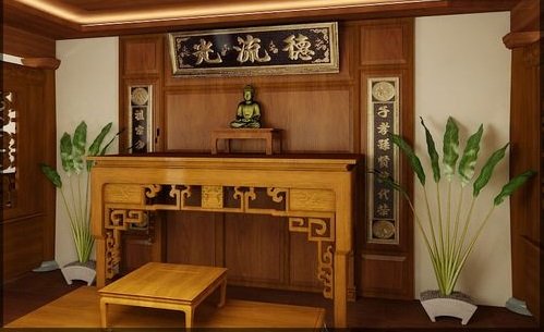 Bàn thờ gỗ gì tốt nhất để gia tiên phù hộ, tài lộc hanh thông?