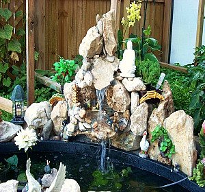 Ý nghĩa của tiểu cảnh và non bộ phong thủy trong kiến trúc
