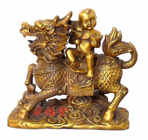 Kỳ Lân tống tử vật phẩm kích vận con cái