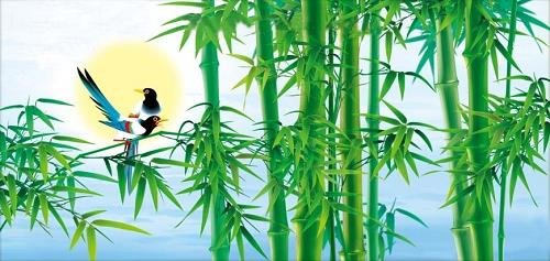 tranh cây tre tranh cây tre phong thủy