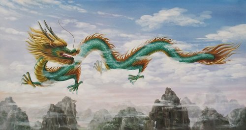 Treo tranh phong thủy rồng, hổ, ngựa