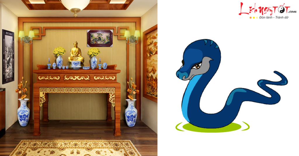 Hướng đặt bàn thờ cho người tuổi Tị giúp vượng khí, vượng tài